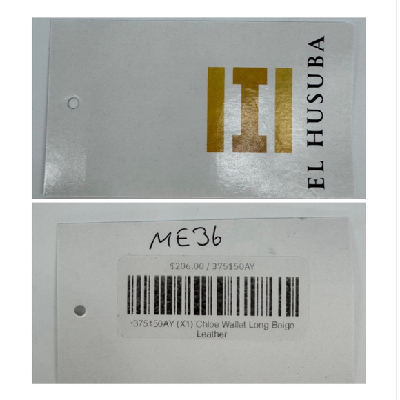 Chloe Long Beige Leather Wallet One Size - Picture 8 of 11